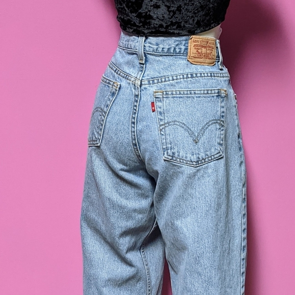 Vintage Levi's 550 Relaxed Fit Denim Jeans/32" Wai - Picture 2 of 4